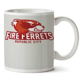 Art Hediye Republic City Fire Ferrets İki Tarafı Baskılı Kupa Bardak