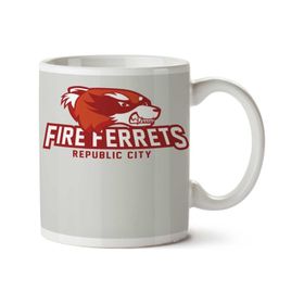 Art Hediye Republic City Fire Ferrets İki Tarafı Baskılı Kupa Bardak