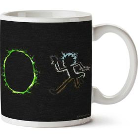 Art Hediye Rick Portal İki Tarafı Baskılı Kupa Bardak