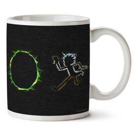 Art Hediye Rick Portal İki Tarafı Baskılı Kupa Bardak