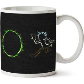 Art Hediye Rick Portal İki Tarafı Baskılı Kupa Bardak