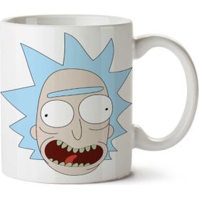 Art Hediye Rick Sanchez Morty İki Tarafı Baskılı Kupa Bardak