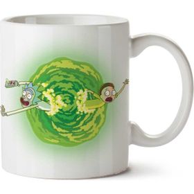 Art Hediye Rick Sanchez Morty İki Tarafı Baskılı Kupa Bardak