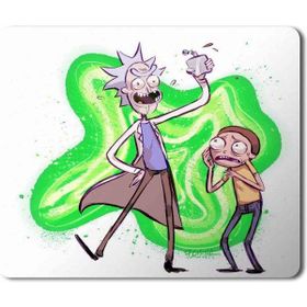 Art Hediye Ricky and Morty Network 3 Baskılı 23x19 cm Mouse Pad