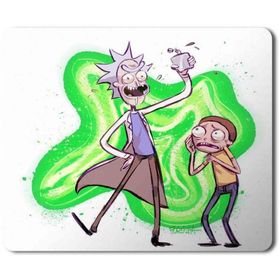 Art Hediye Ricky and Morty Network 3 Baskılı 23x19 cm Mouse Pad