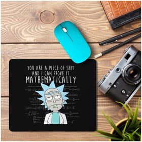 Art Hediye Ricky Mathematically Baskılı 23x19 cm Mouse Pad