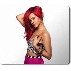 Art Hediye Rihanna Baskılı 23x19 cm Mouse Pad