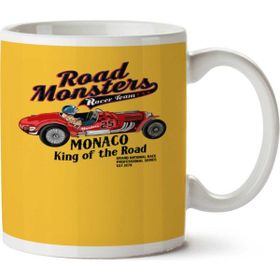 Art Hediye Road Monsters İki Tarafı Baskılı Kupa Bardak