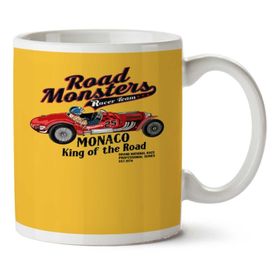 Art Hediye Road Monsters İki Tarafı Baskılı Kupa Bardak