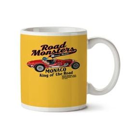 Art Hediye Road Monsters İki Tarafı Baskılı Kupa Bardak