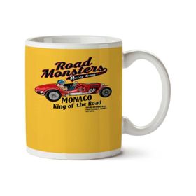Art Hediye Road Monsters İki Tarafı Baskılı Kupa Bardak