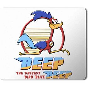 Art Hediye Road Runner Bipp Bipp Baskılı 23x19 cm Mouse Pad