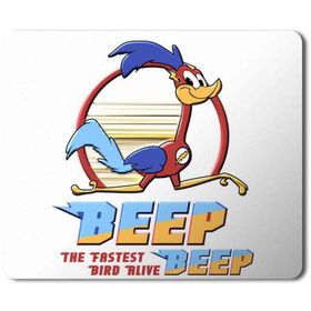 Art Hediye Road Runner Bipp Bipp Baskılı 23x19 cm Mouse Pad