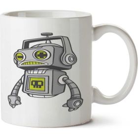 Art Hediye Robo İki Tarafı Baskılı Kupa Bardak