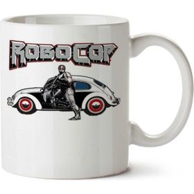 Art Hediye Robocop Araba İki Tarafı Baskılı Kupa Bardak