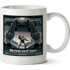 Art Hediye Robocop Polis İki Tarafı Baskılı Kupa Bardak