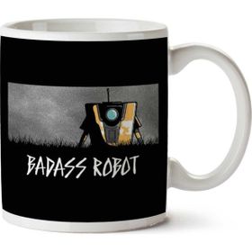 Art Hediye Robot Sınır Ötesi Bölgeler İki Tarafı Baskılı Kupa Bardak