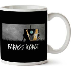 Art Hediye Robot Sınır Ötesi Bölgeler İki Tarafı Baskılı Kupa Bardak
