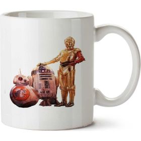Art Hediye Robot Star Wars İki Tarafı Baskılı Kupa Bardak