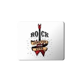 Art Hediye Rock Forever Music Müzik Baskılı 23x19 cm Mouse Pad