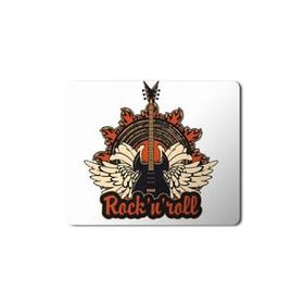 Art Hediye Rock Music Rock in Roll Baskılı 23x19 cm Mouse Pad