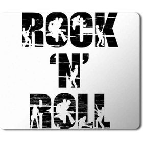 Art Hediye Rock N Roll Baskılı 23x19 cm Mouse Pad