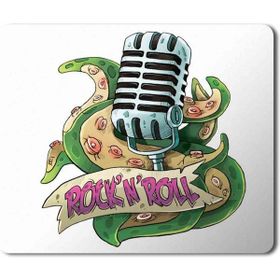Art Hediye Rock N Roll Rock Roll Baskılı 23x19 cm Mouse Pad