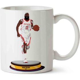 Art Hediye Rockets James Harden İki Tarafı Baskılı Kupa Bardak