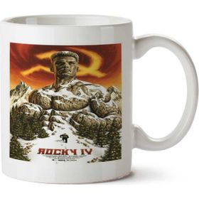 Art Hediye Rocky 4 Rus Boksör İki Tarafı Baskılı Kupa Bardak
