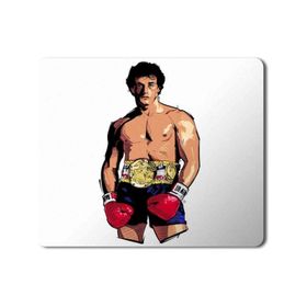 Art Hediye Rocky Balboa Baskılı 23x19 cm Mouse Pad