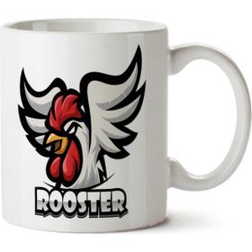 Art Hediye Rooster İki Tarafı Baskılı Kupa Bardak