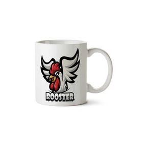 Art Hediye Rooster İki Tarafı Baskılı Kupa Bardak
