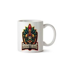 Art Hediye Rooster King İki Tarafı Baskılı Kupa Bardak