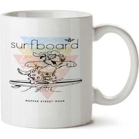 Art Hediye Ropper Surfboard İki Tarafı Baskılı Kupa Bardak