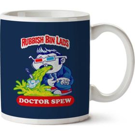 Art Hediye Rubbish Bin Lads Doctor Spew Doctor Who İki Tarafı Baskılı Kupa Bardak