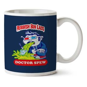 Art Hediye Rubbish Bin Lads Doctor Spew Doctor Who İki Tarafı Baskılı Kupa Bardak
