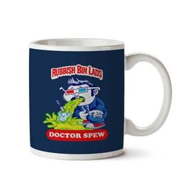 Art Hediye Rubbish Bin Lads Doctor Spew Doctor Who İki Tarafı Baskılı Kupa Bardak