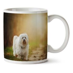 Art Hediye Sabah Güneşi Yavru Köpek İki Tarafı Baskılı Kupa Bardak