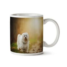 Art Hediye Sabah Güneşi Yavru Köpek İki Tarafı Baskılı Kupa Bardak