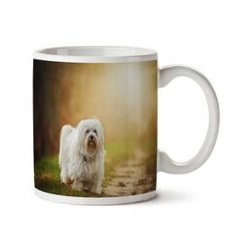 Art Hediye Sabah Güneşi Yavru Köpek İki Tarafı Baskılı Kupa Bardak