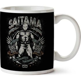 Art Hediye Saitama Hero For Fun One Punch Man İki Tarafı Baskılı Kupa Bardak