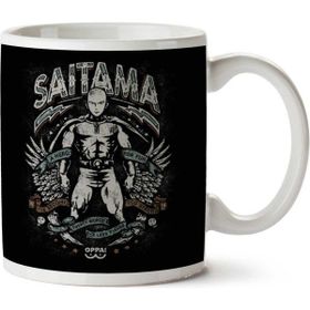 Art Hediye Saitama Hero For Fun One Punch Man İki Tarafı Baskılı Kupa Bardak