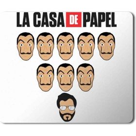 Art Hediye Salvador Dali La Casa De Papel Baskılı 23x19 cm Mouse Pad