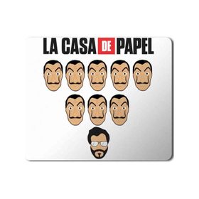 Art Hediye Salvador Dali La Casa De Papel Baskılı 23x19 cm Mouse Pad
