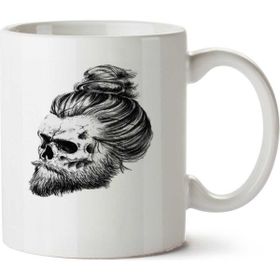 Art Hediye Samurai Kuru Kafa İki Tarafı Baskılı Kupa Bardak