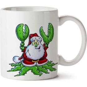 Art Hediye Santa Claws Christmas İki Tarafı Baskılı Kupa Bardak