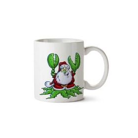Art Hediye Santa Claws Christmas İki Tarafı Baskılı Kupa Bardak