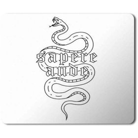 Art Hediye Sapere Aude Baskılı 23x19 cm Mouse Pad