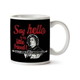 Art Hediye Say Hello To My Little Friend Tyrion Game Of Thrones İki Tarafı Baskılı Kupa Bardak