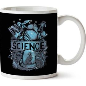 Art Hediye Science Montage Baskılı Kupa Bardak